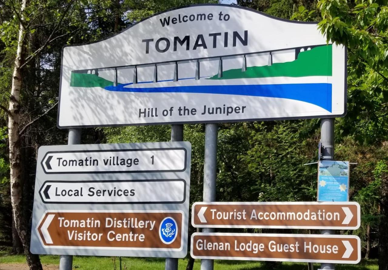 Glenan Lodge Self Catering Tomatin Exterior foto